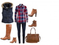 Flannelhemd im Herbst