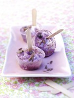 Blaubeereis-Muffins